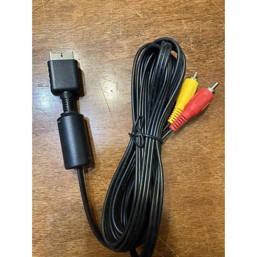 Genuine Sony OEM RCA AV Audio/Video Cable For PlayStation PS1 PS2 PS3
